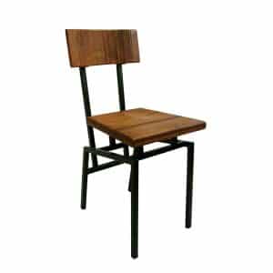 houten industriële stoel Paris
